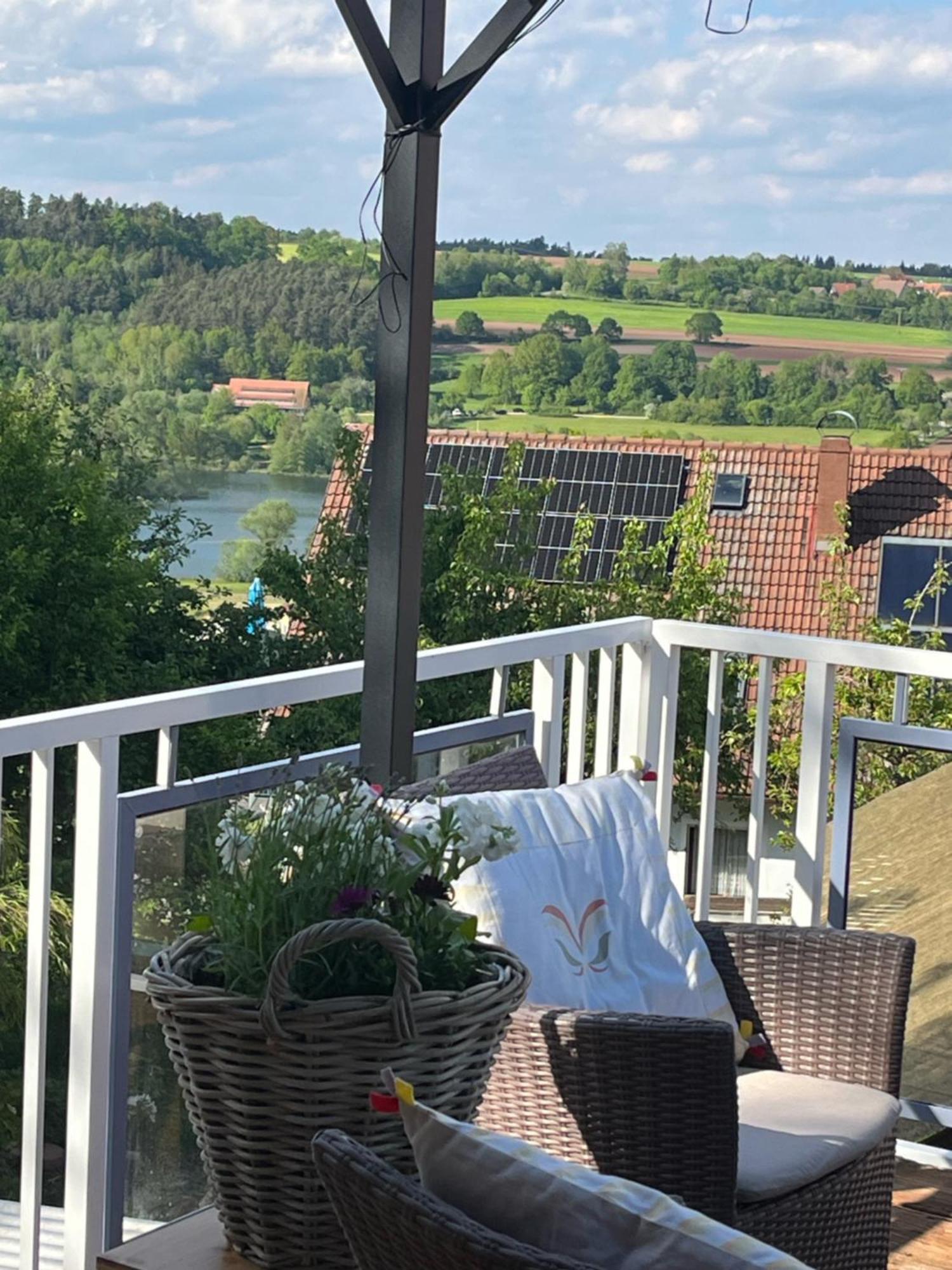 Wohnung Mit Dachterasse Absberg Buitenkant foto